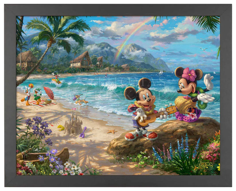 Mickey and Minnie in Hawaii