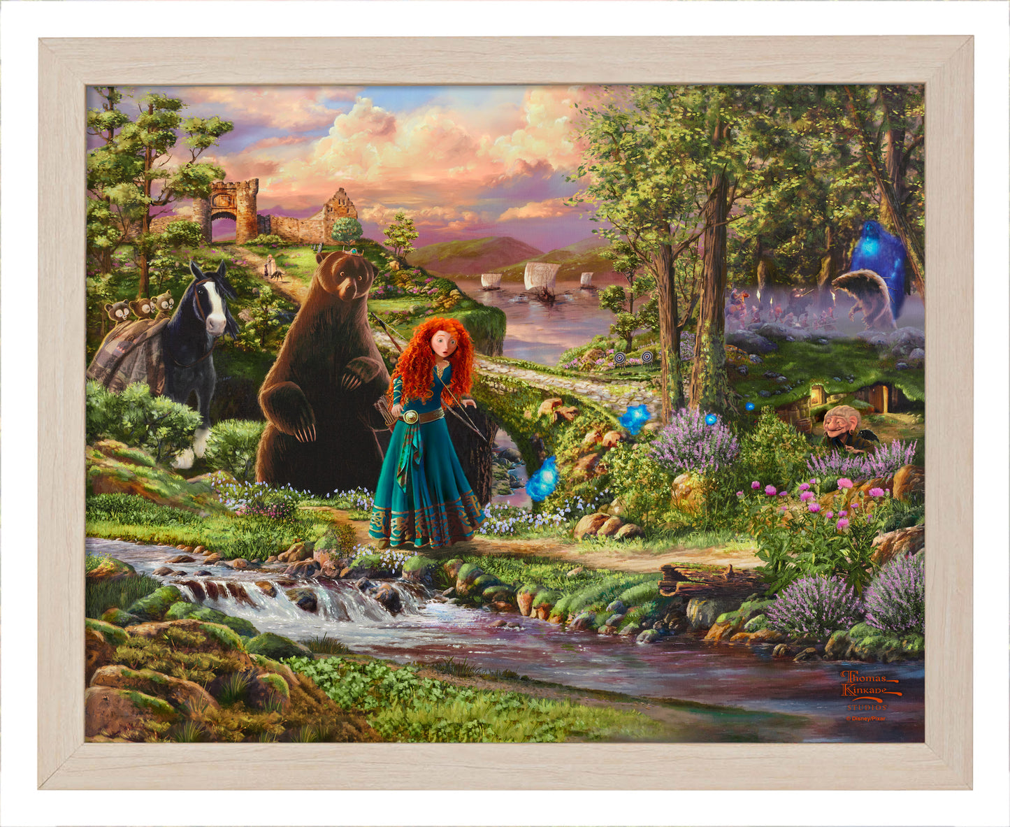 Natural Wood frame