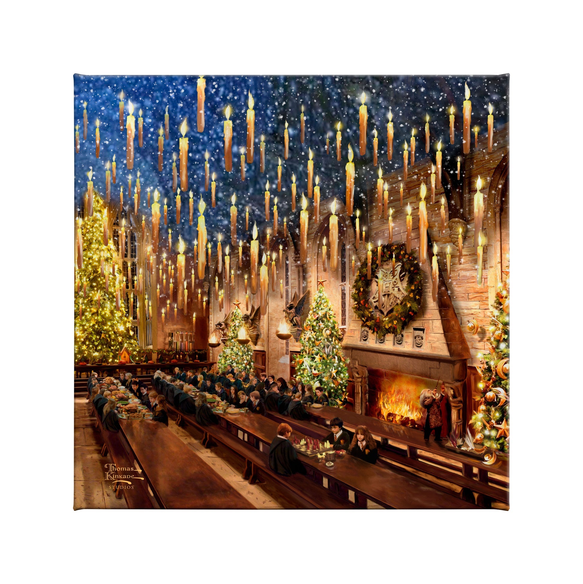 Harry Potter Great Hall 14" x 14" Gallery Wrapped Canvas