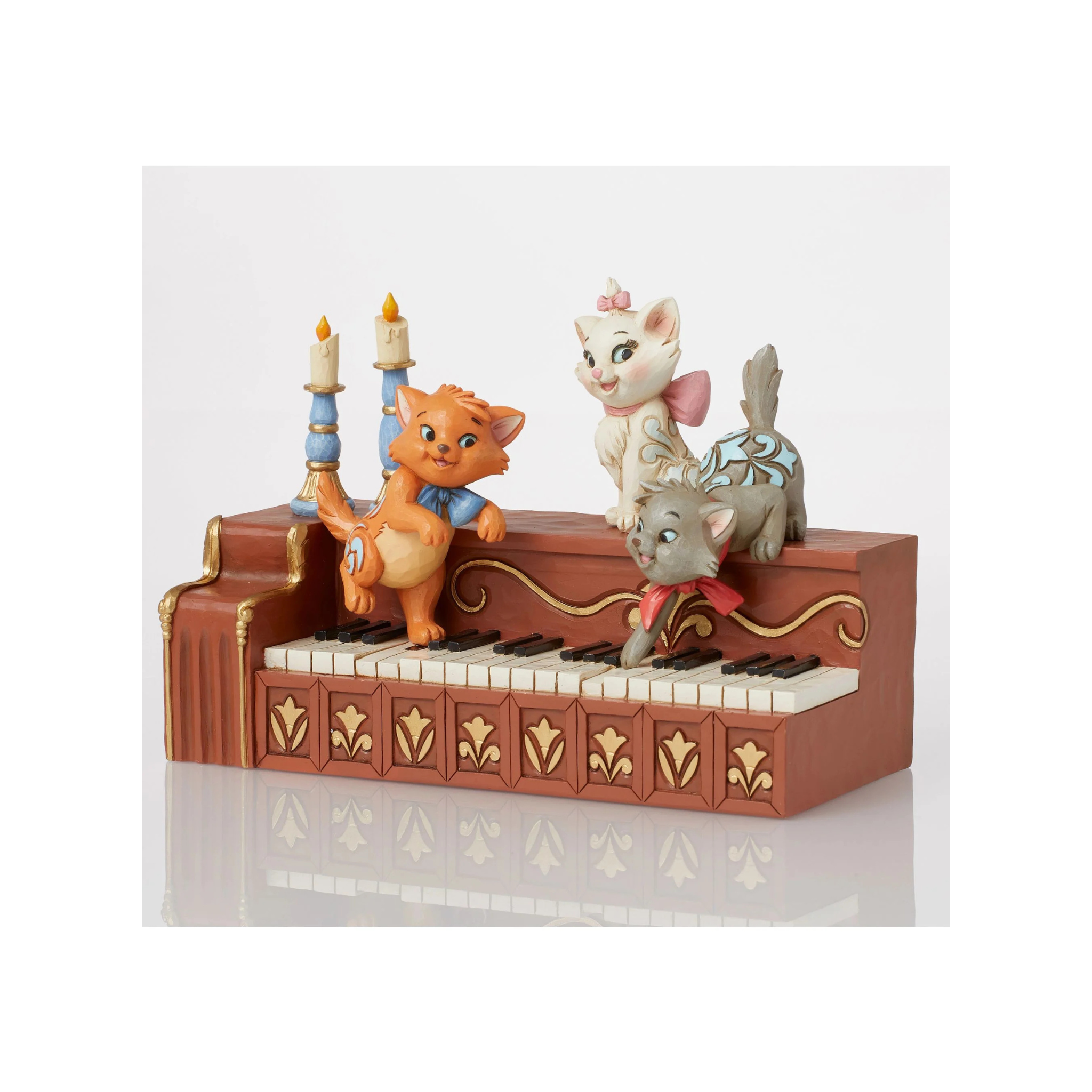 Marie, Toulouse, and Berlioz playing around the piano.