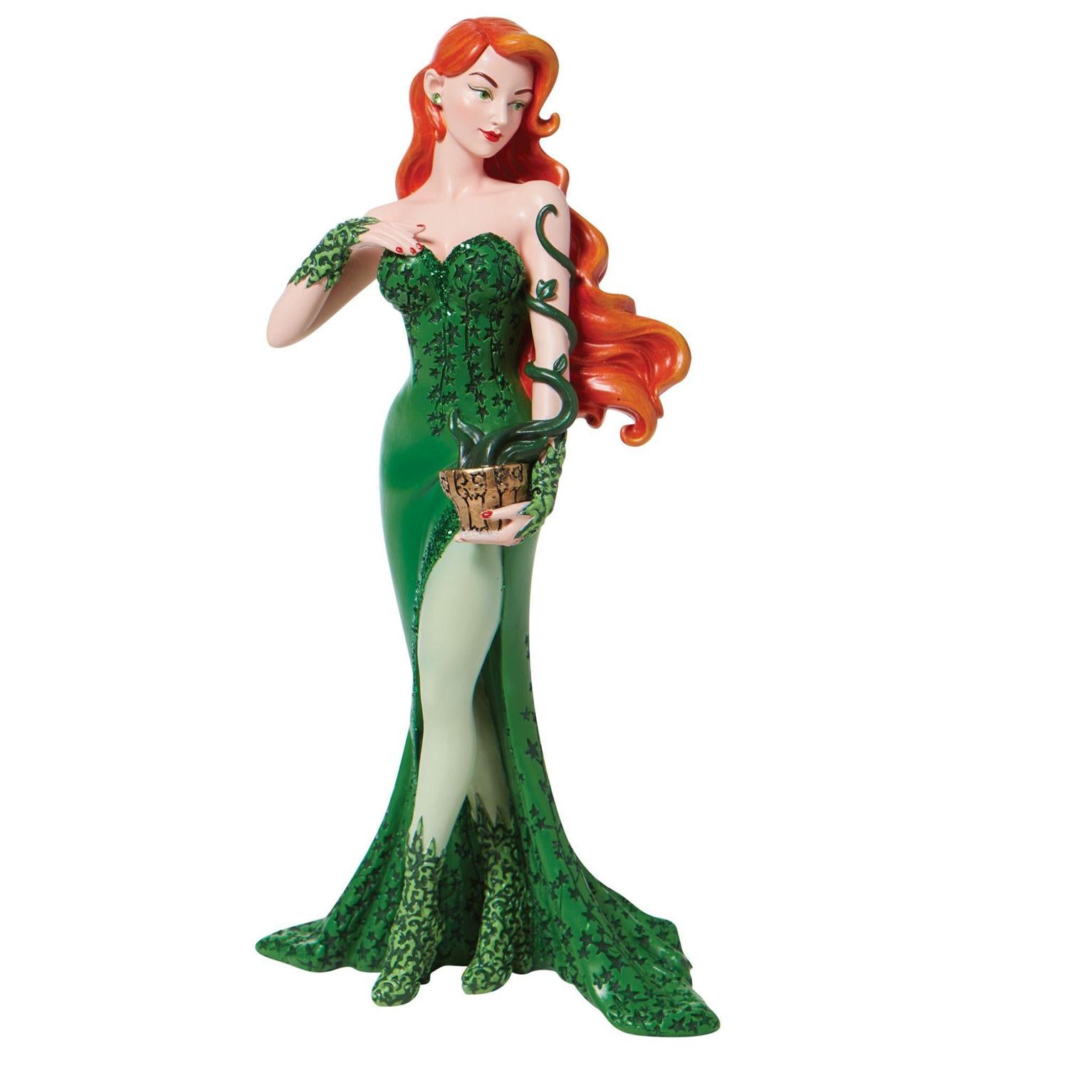 DC's Poison Ivy in a green gown - figurine