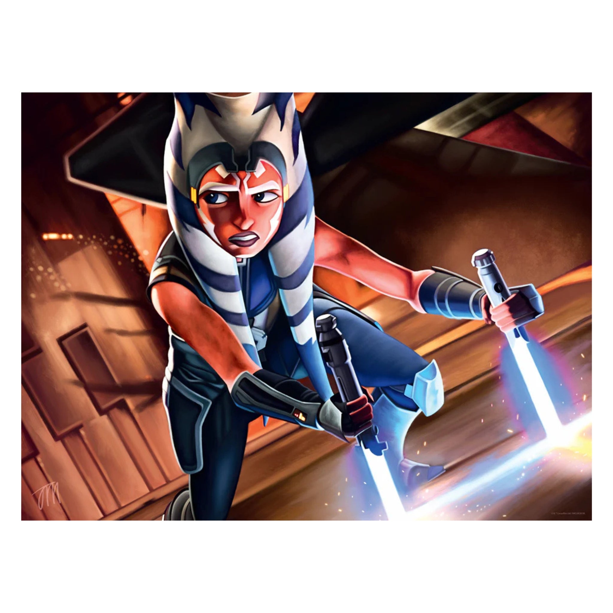 The Clone Wars, which features Ahsoka Tano.
