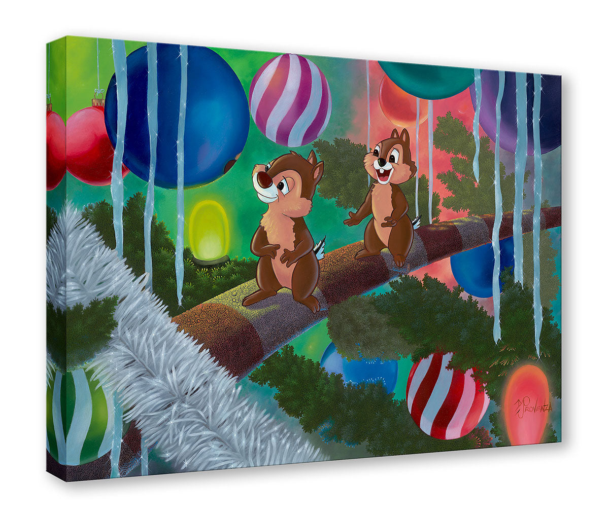 Artwork inspired by Walt Disney Studios animated characters - Chip and Dale. 