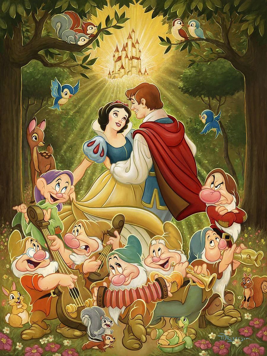 Snow White gets her happily ever after with her Prince