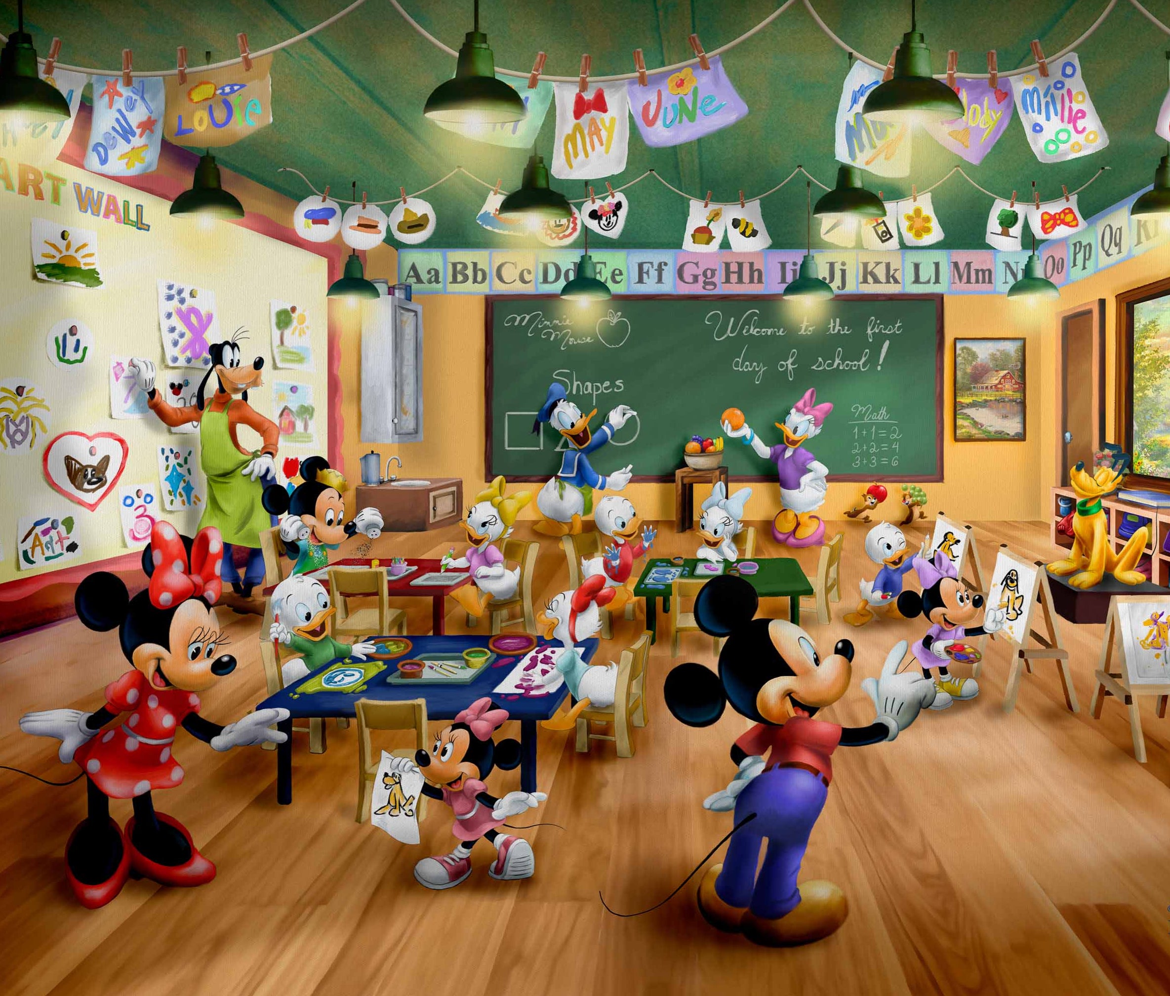 Mickey and Minnie Schoolhouse