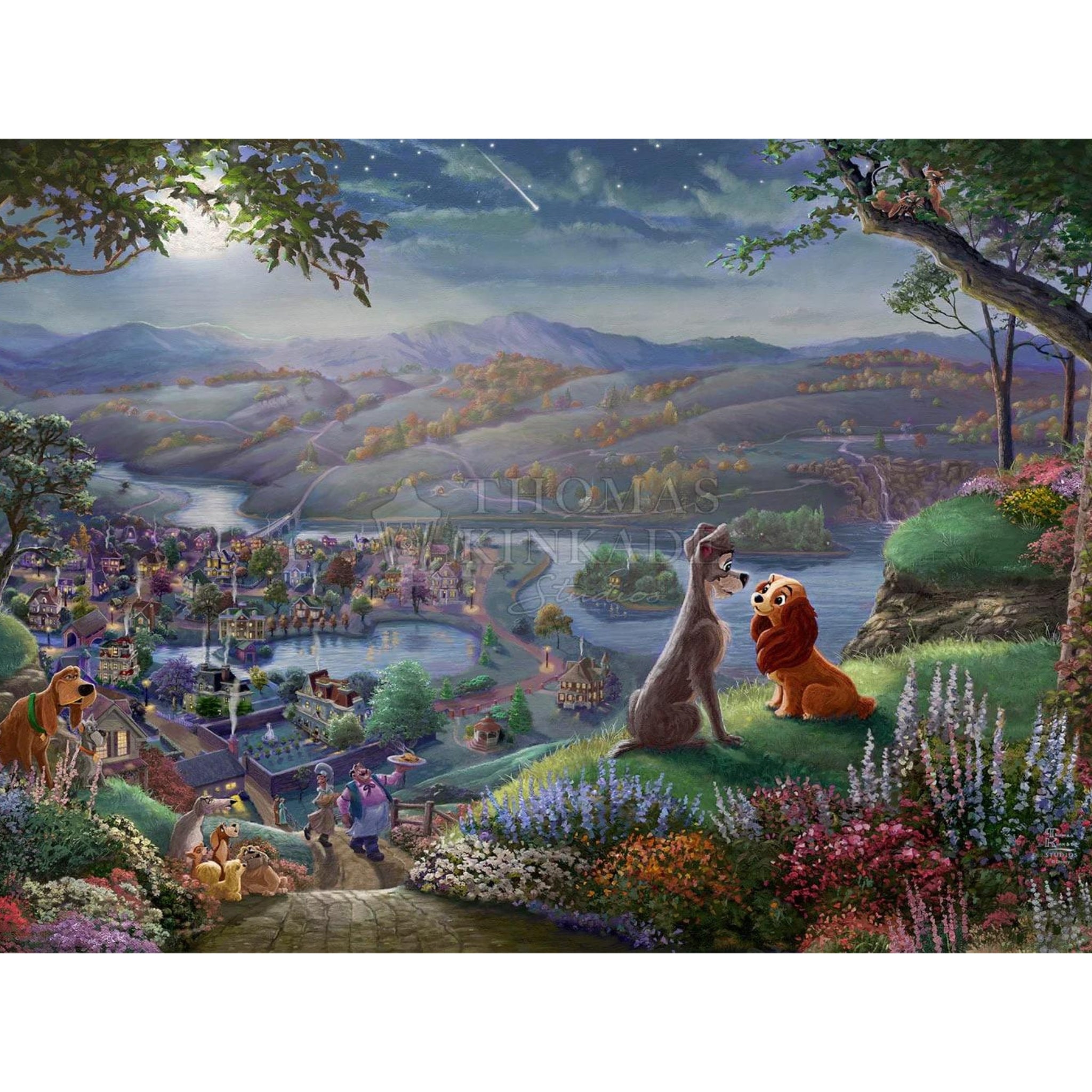 Disney - Lady and the Tramp Falling in Love - Jewel Edition