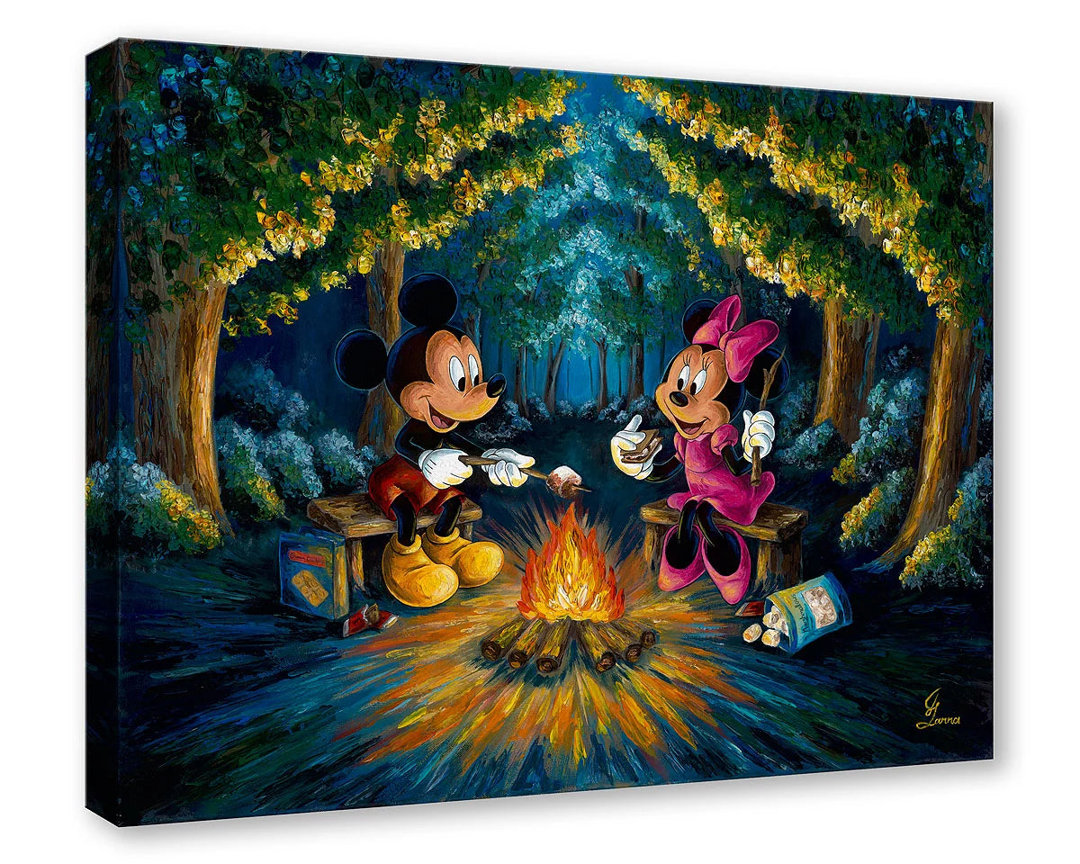 Mickey and Minnie roasting a s&