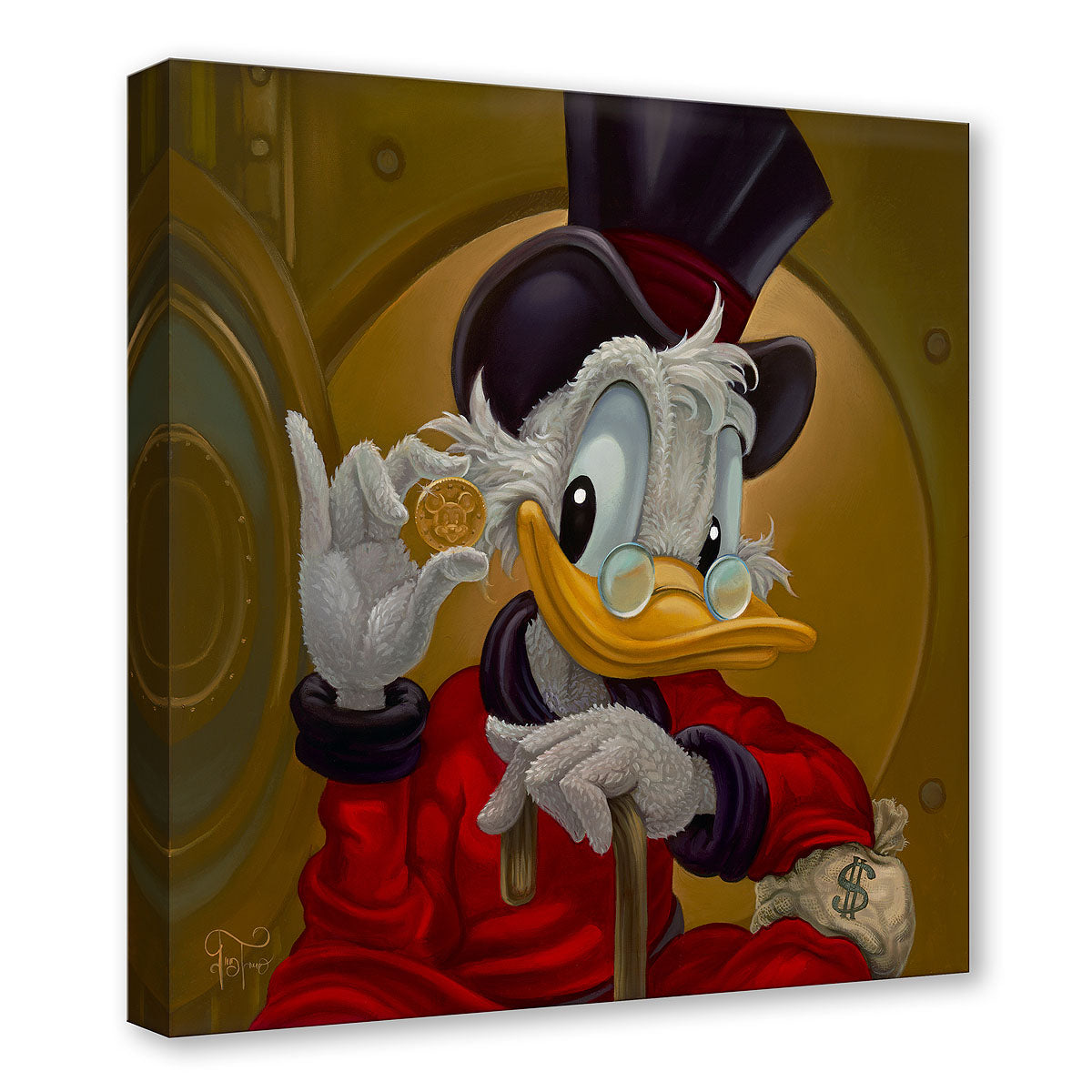 Artwork inspired by Scrooge McDuck - a fictional character created in 1947 by Carl Barks for The Walt Disney Company. 