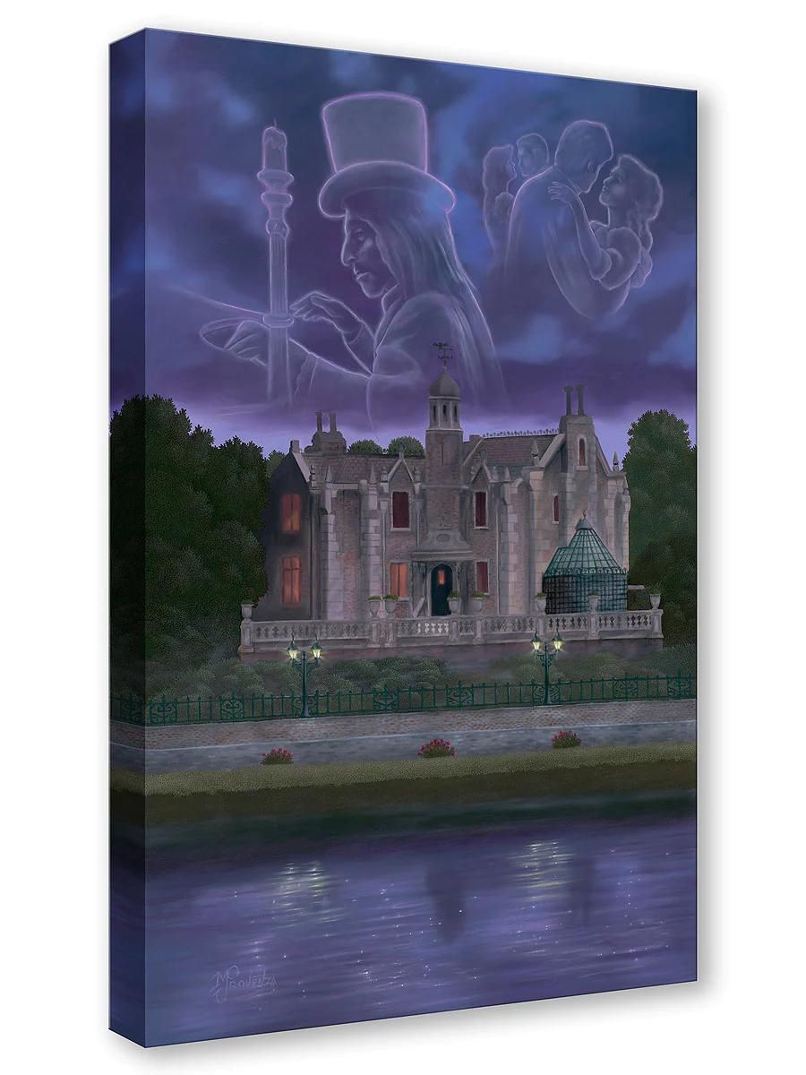 Featuring the Organist and a few of the Haunted Mansion's ballroom dancers. Gallery Wrapped canvas