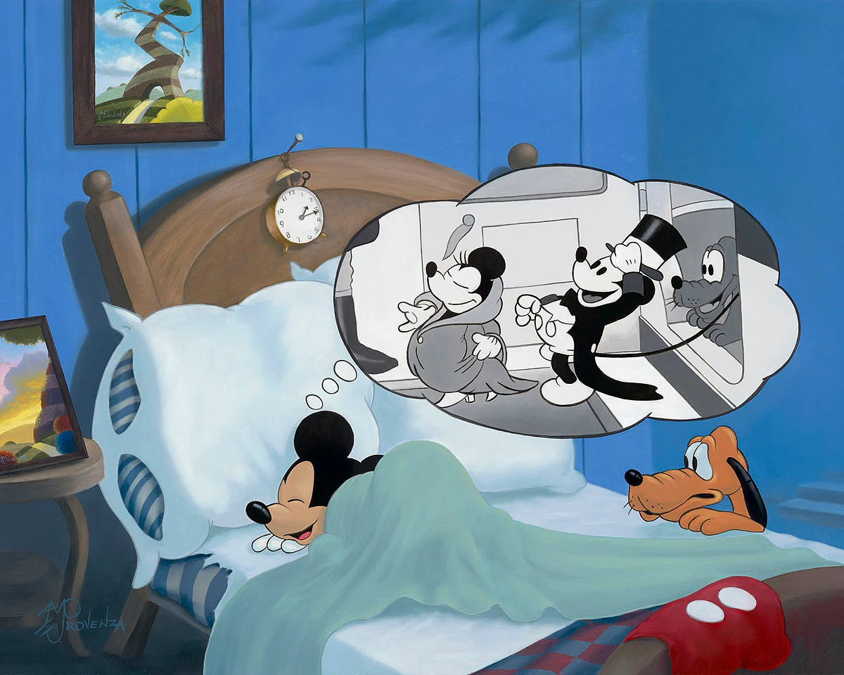 Mickey dreaming of good times