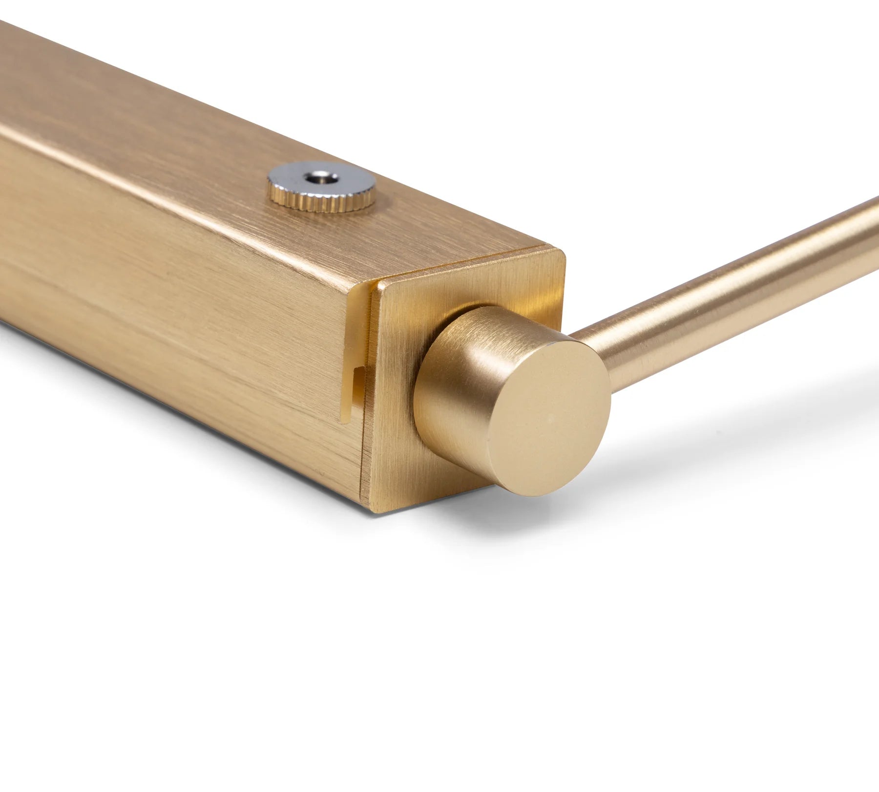 Brushed Brass: Closeup View