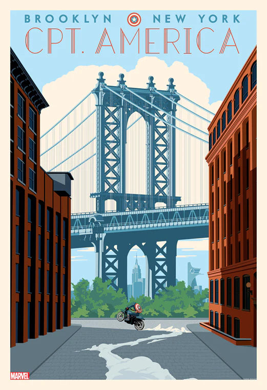 Rogers That Brooklyn By Steve Thomas - Marvel Limited Edition – Disney 