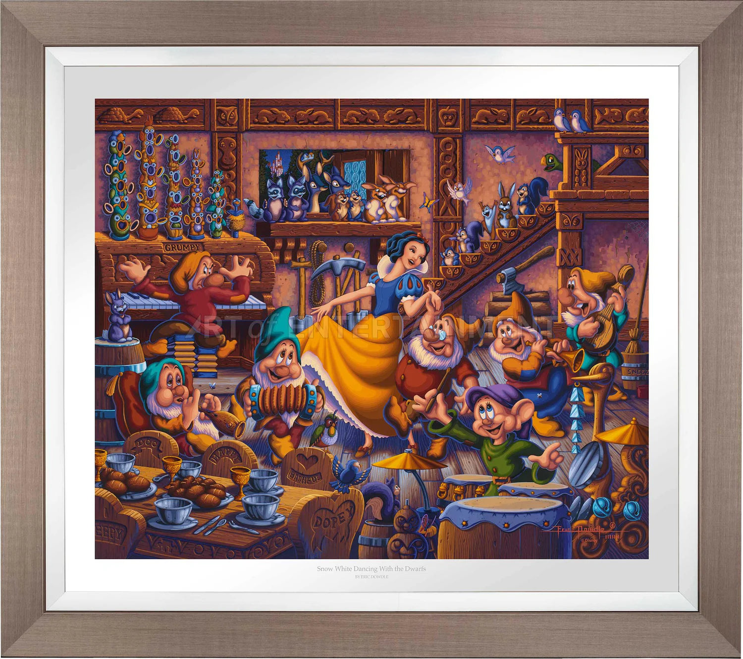 Snow White Dancing with the Dwarfs