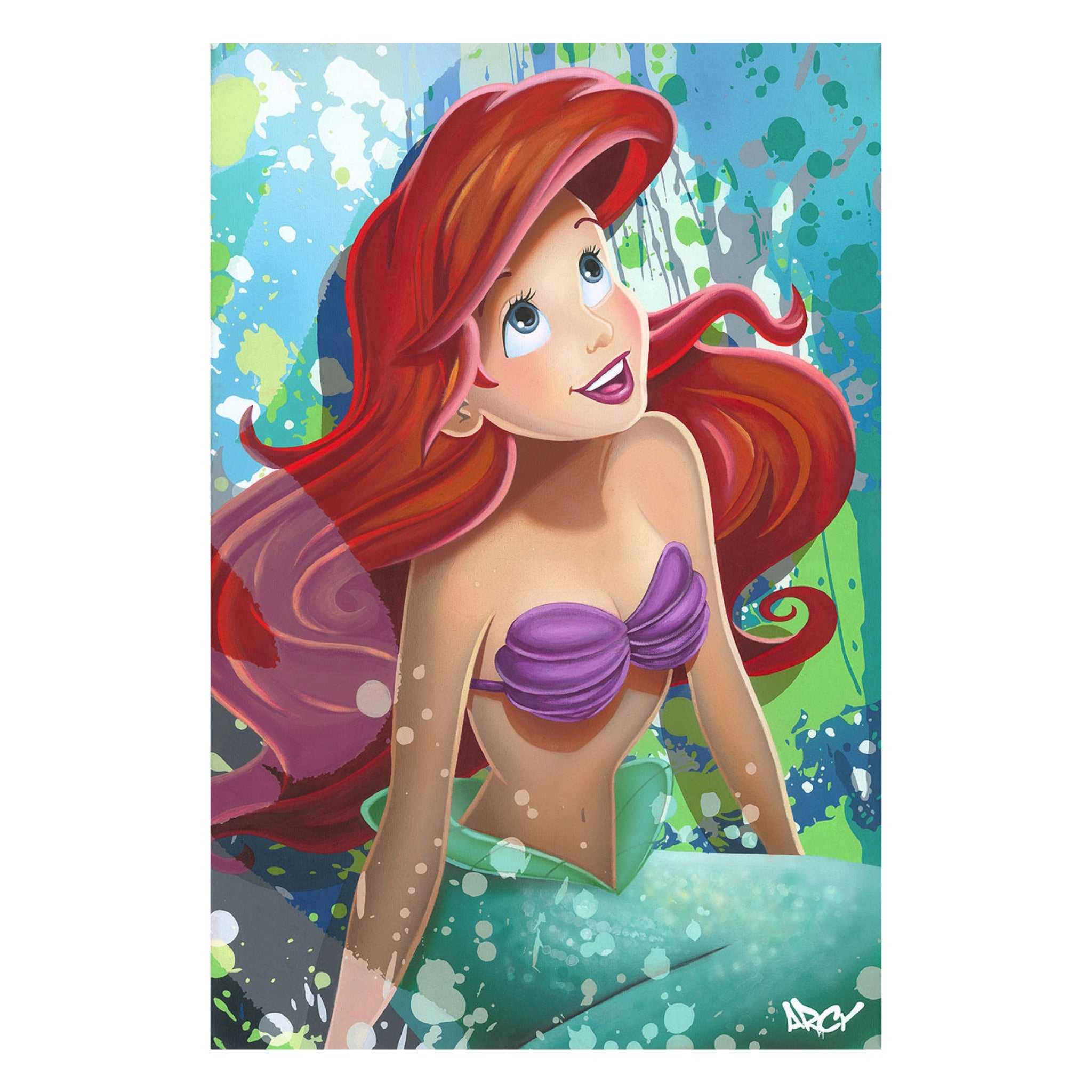 RESERVED: Set ot 2 Ariel D23 Expo Acrylic shops Art Prints