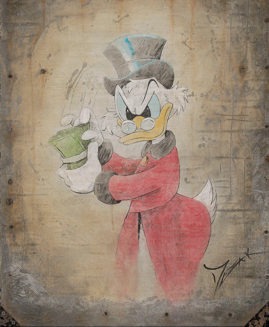 Uncle Scrooge McDuck - Canvas