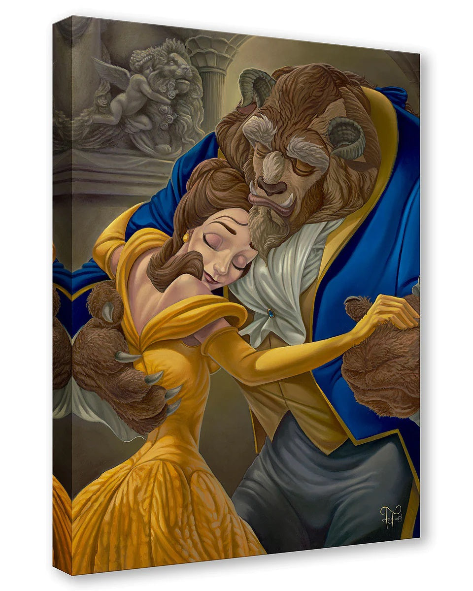 Belle and the Beast Dancing - Gallery Wrapped