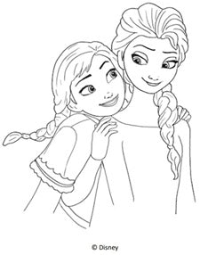 Frozen - Silkscreen of Elas and Anna