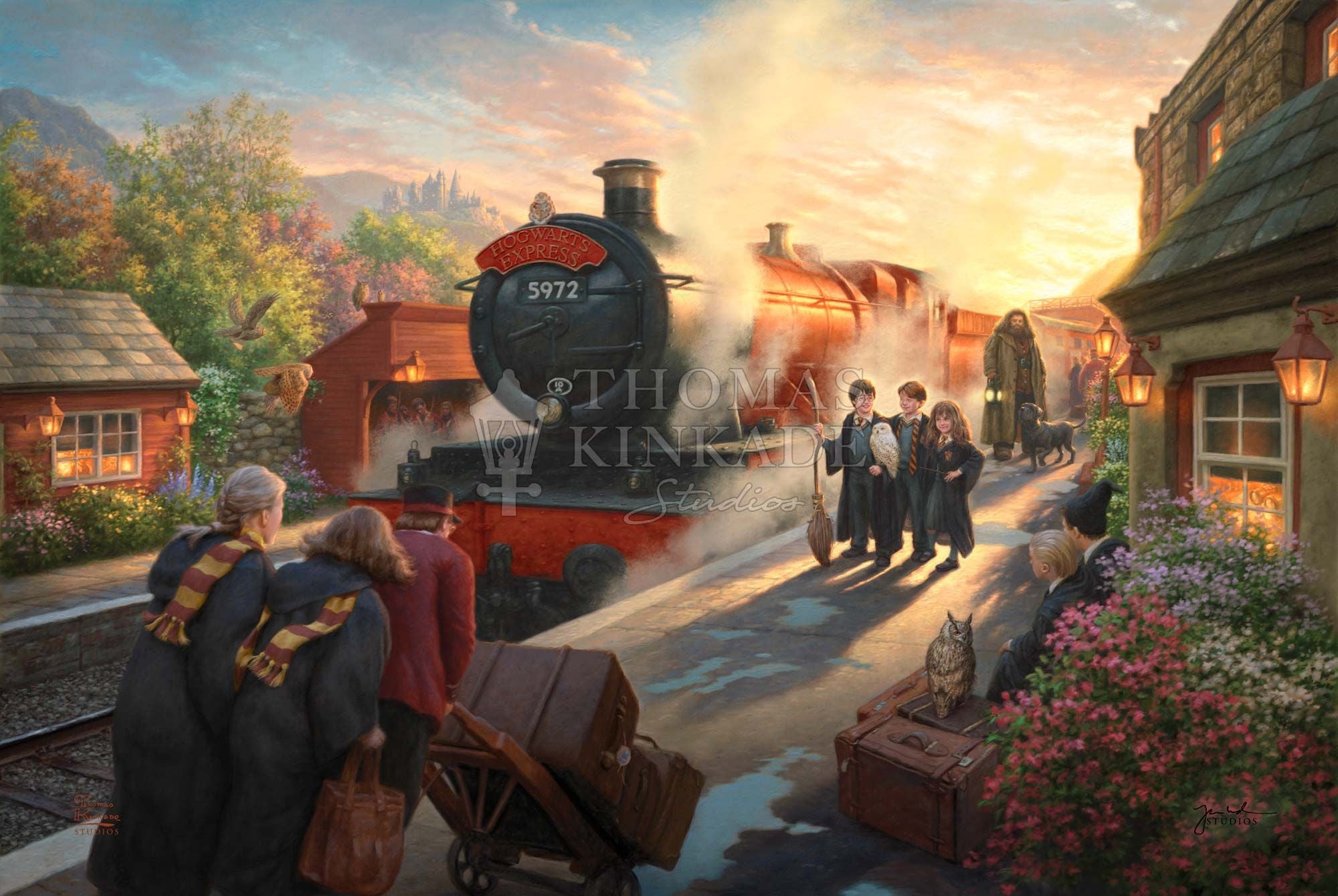 Harry Potter Hogwarts Express - Limited Edition By Thomas Kinkade