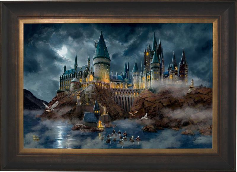 Hogwarts Boats Poster high quality Painting canvas 16*24 inch