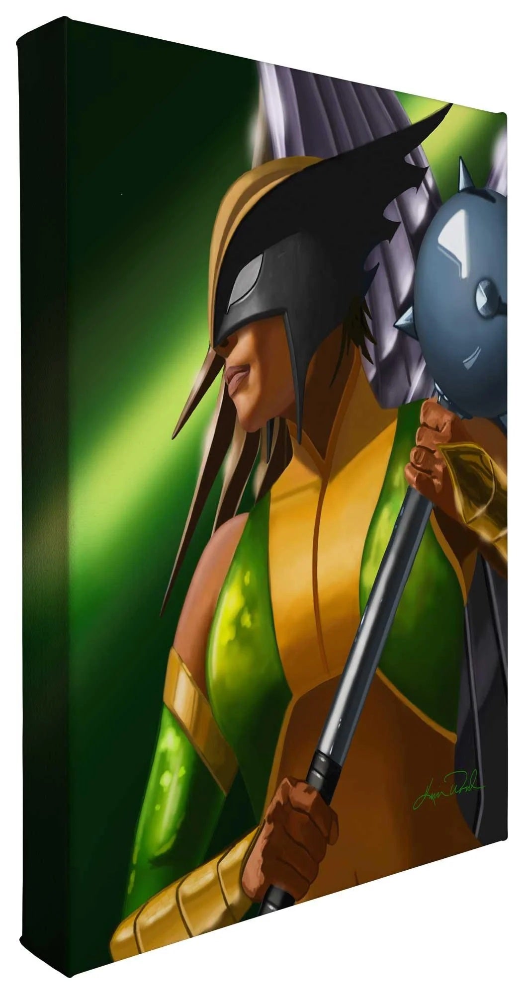 Hawkgirl, one of the Justice League&