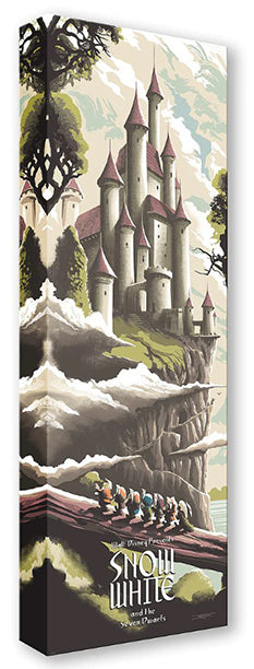 The evil queen's castle in Snow White and the Seven Dwarfs - Gallery Wrapped Canvas