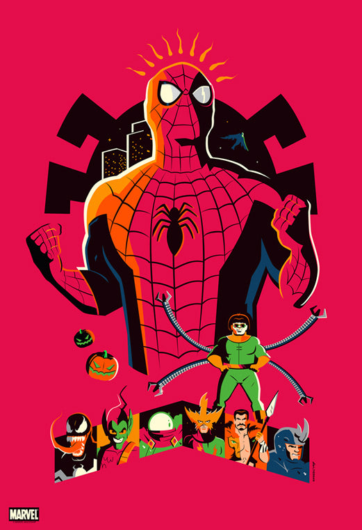 Red Bubble Spider Poster for Sale by Carrie Potter