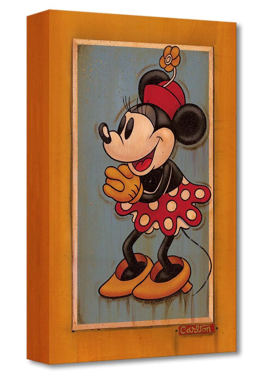 Vintage Minnie Mouse - Gallery wrapped canvas