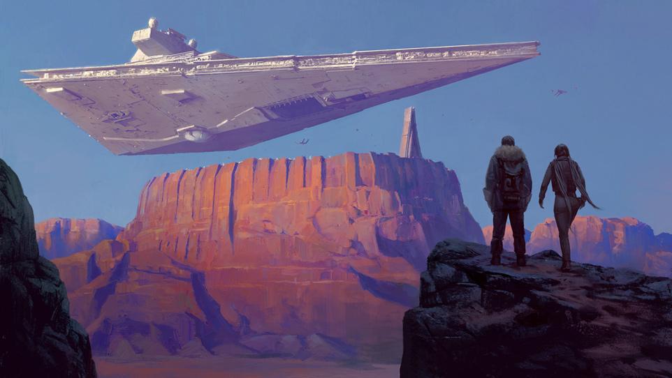 The Imperial Star Destroyer looms by the desert Holy City lie the ancient Catacombs of Cadera.