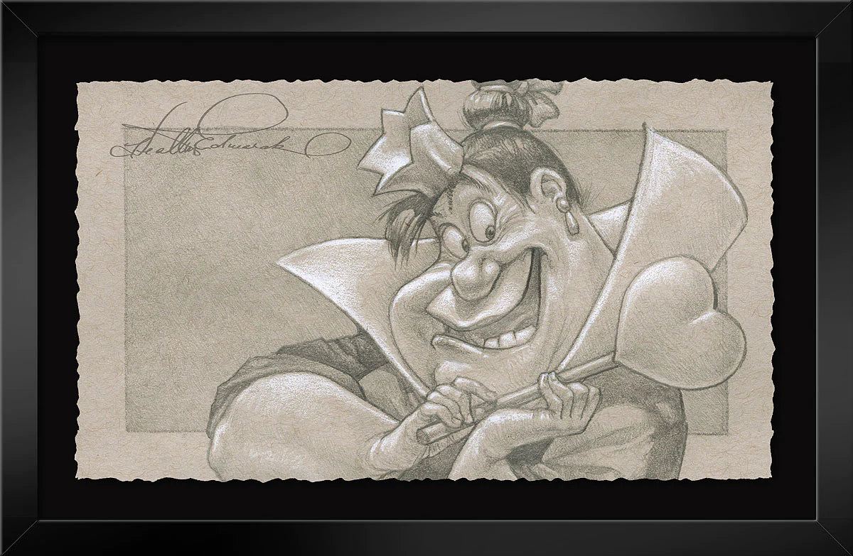 Let the Game Begin by Heather Edwards Alice in Wonderland the Queen of Hearts.