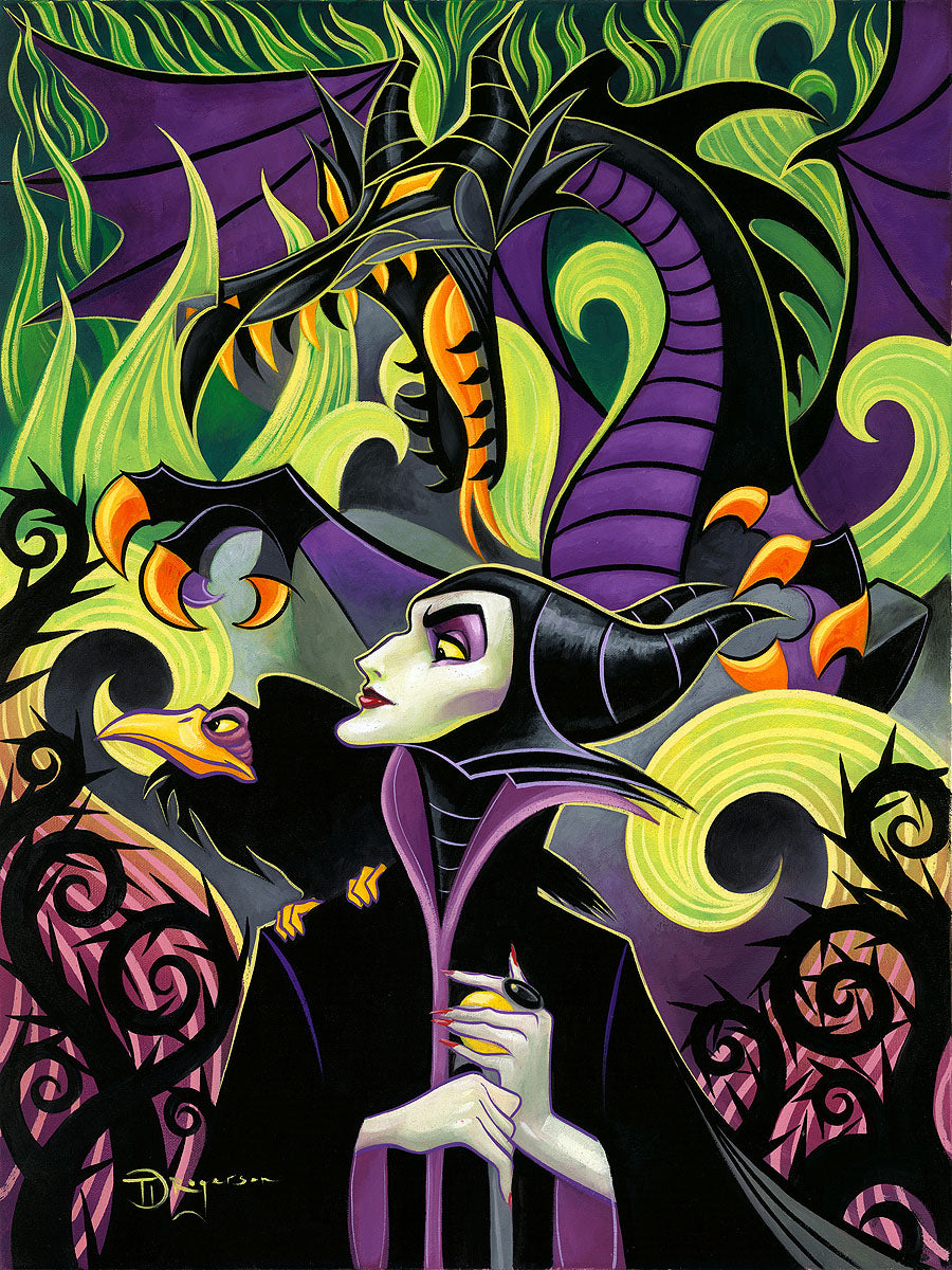 Maleficent' s Fury - Disney Art By Tim Rogerson – Disney Art On Main Street