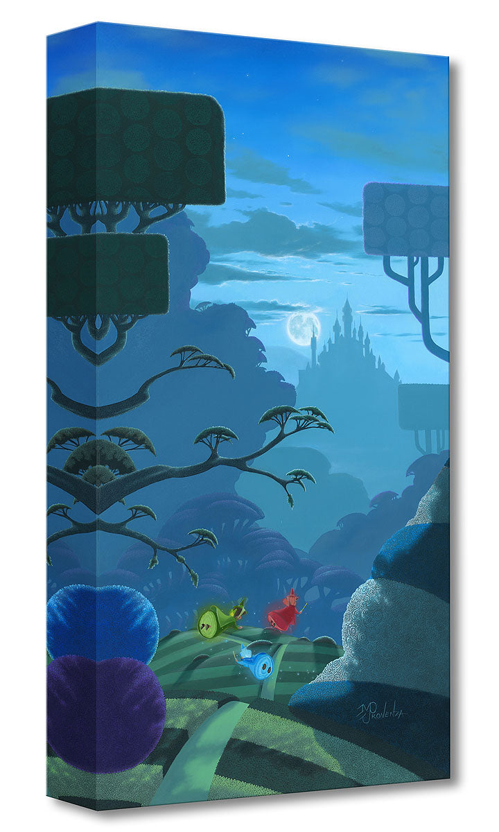 Gallery-Wrapped Mirrored Borders