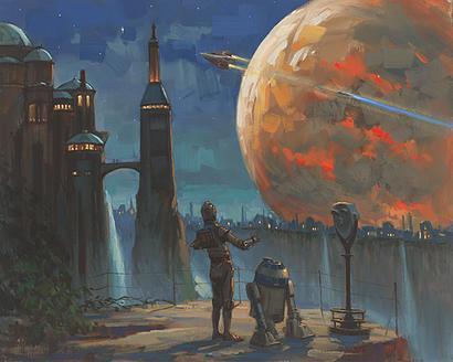 Concept art originale di Star Wars