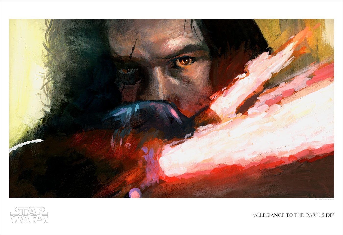 Star Wars: The Last Jedi inspired print featuring Kylo Ren - Paper