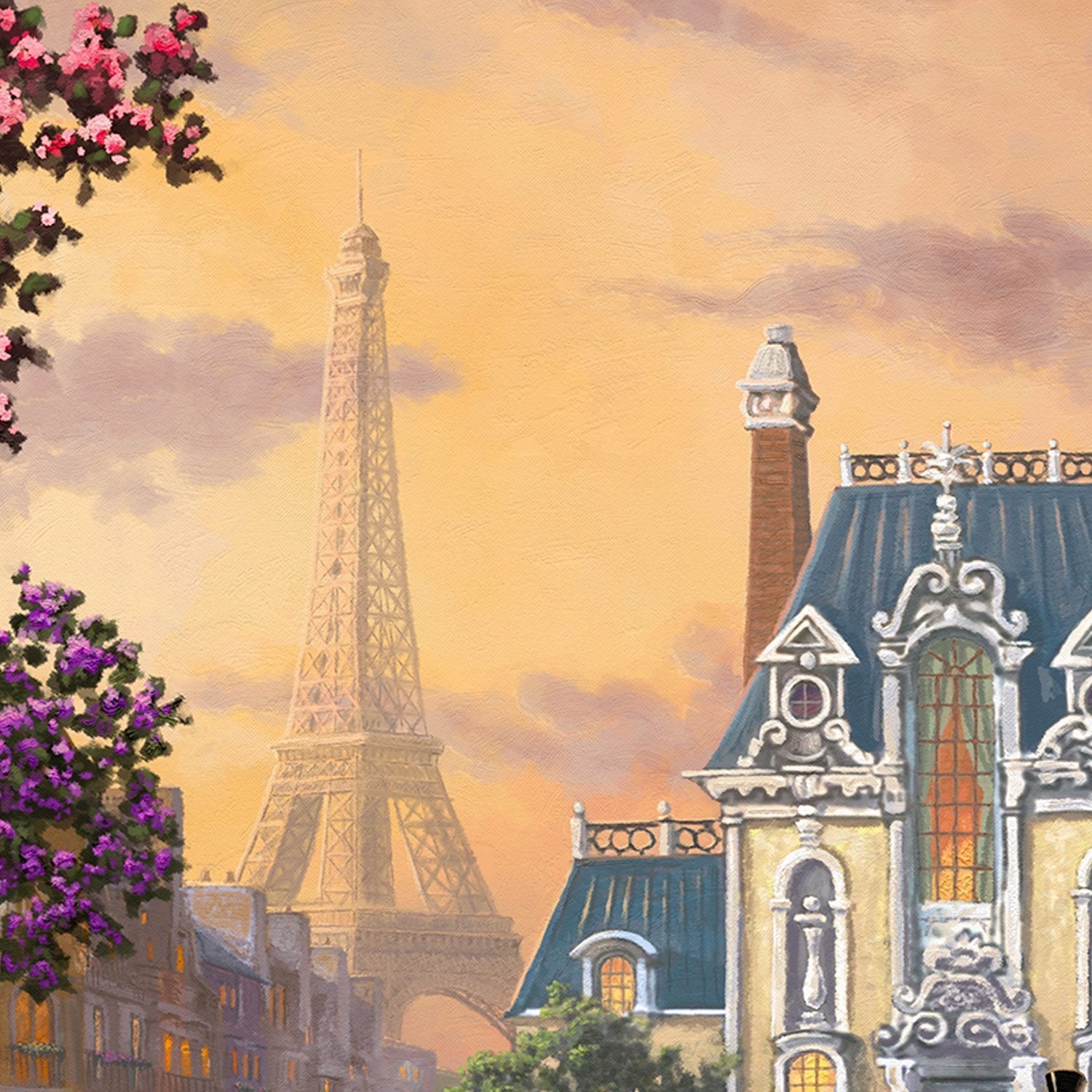 the Eiffel Tower - closeup