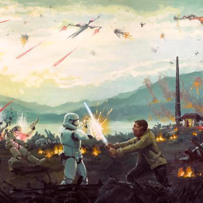 Attack on Takodana - Closeup