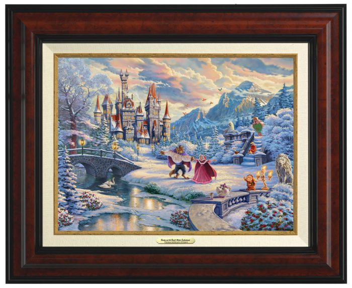 Beauty and the Beast's Winter Enchantment  - Burl Frame
