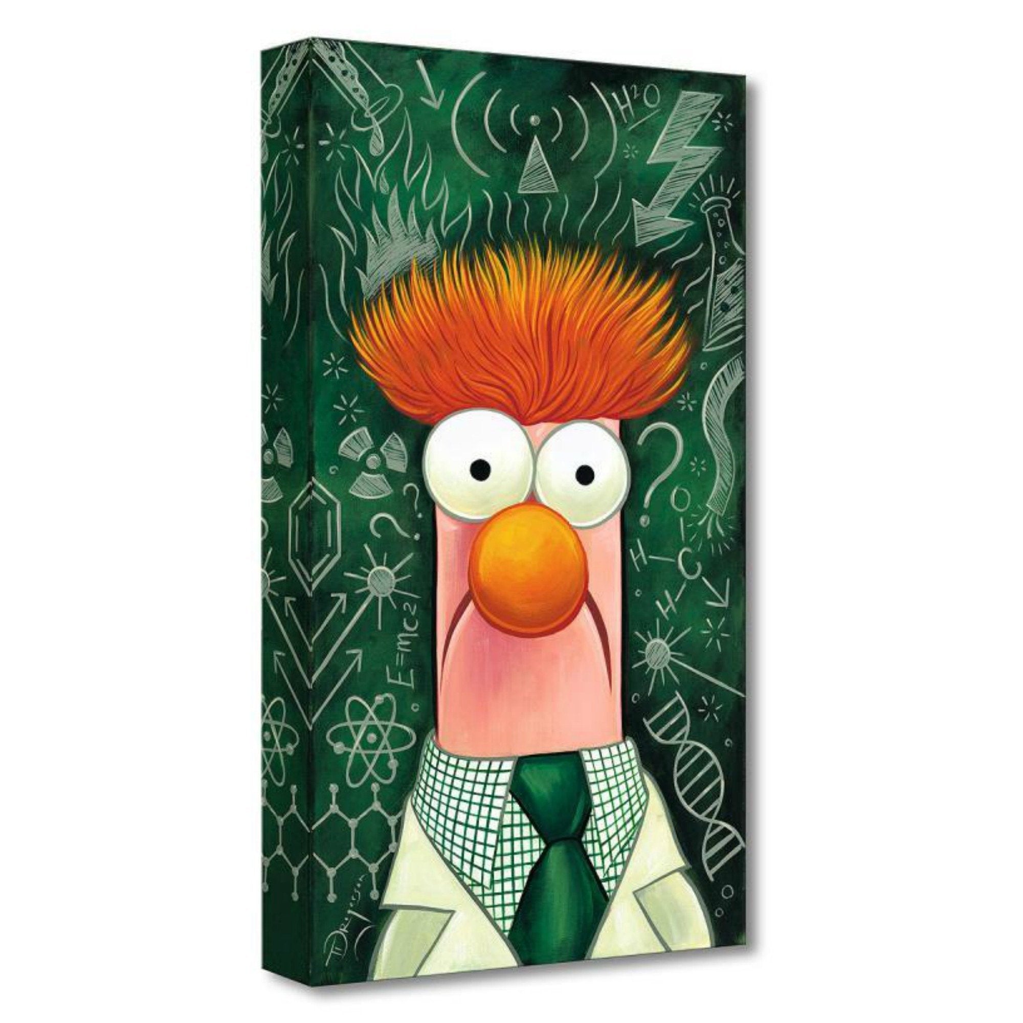 Beaker by Tim Rogerson. Portrait of Beaker from the Muppet Show