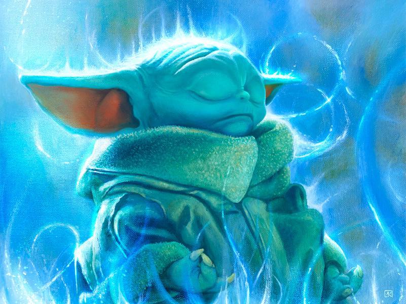 Grogu - The Child  - Canvas