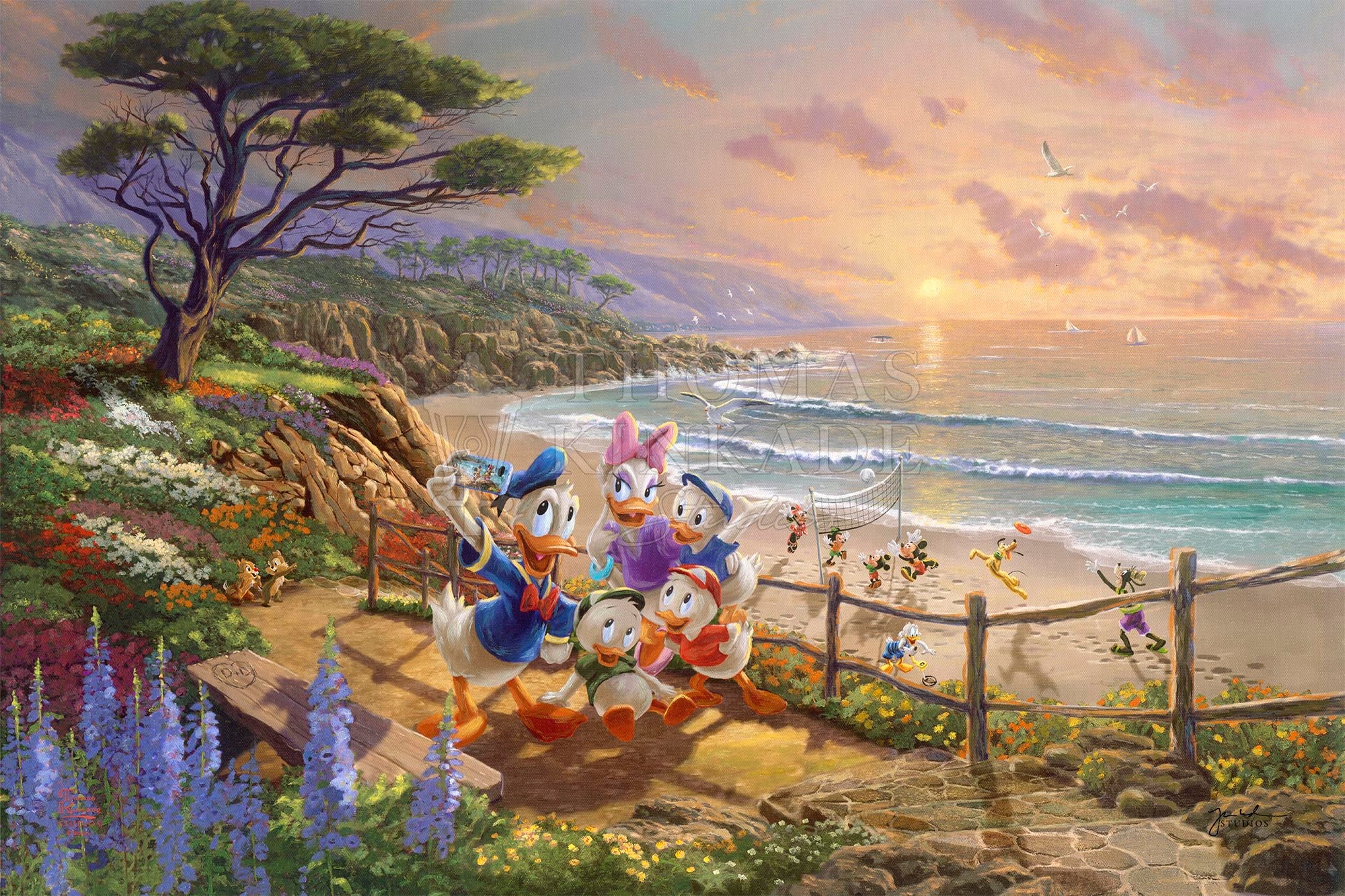 A bright sunshine highlights the coastal adventures of Donald Duck, Daisy Duck, and some of their dearest friends.