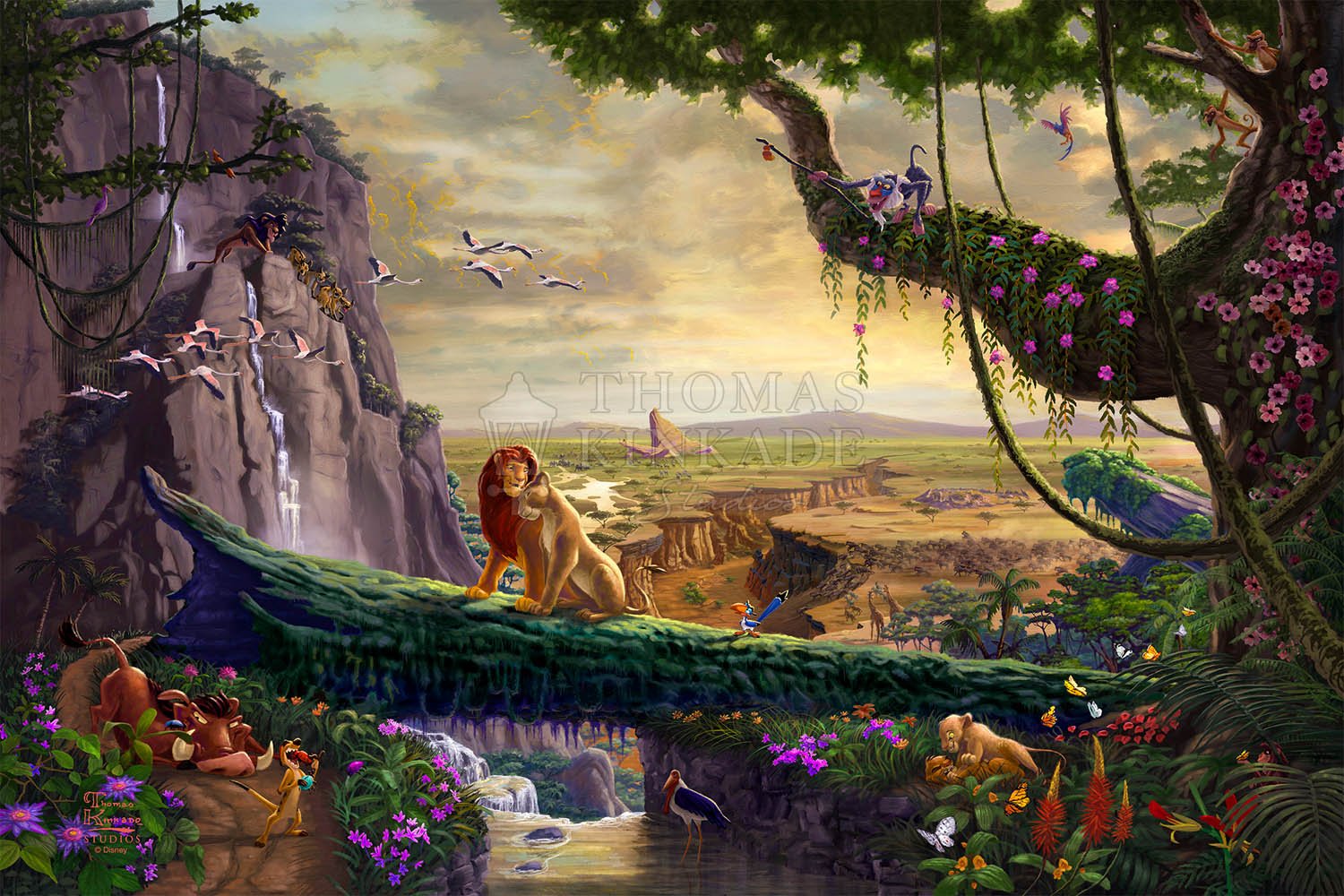 The Lion King Return To Pride Rock | Limited Edition Canvas By