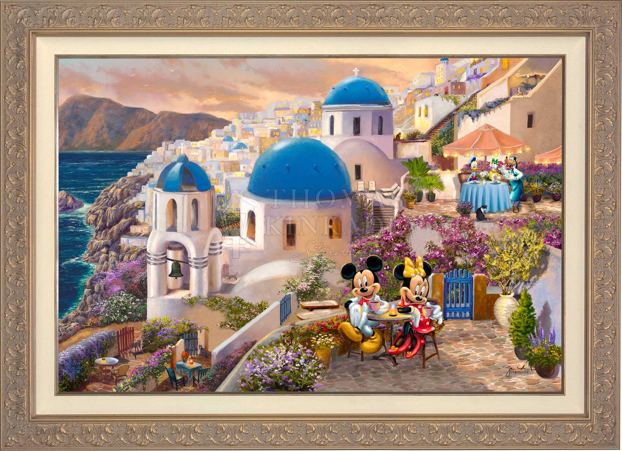 Mickey and Minnie in Greece - Carrisa Frame