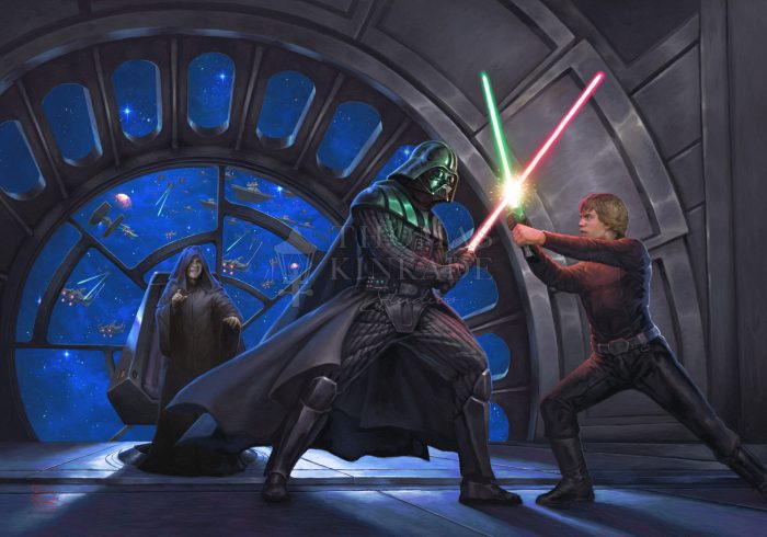 The duel between Darth Vader and Luke Skywalker Is this the final encounter for father and son?