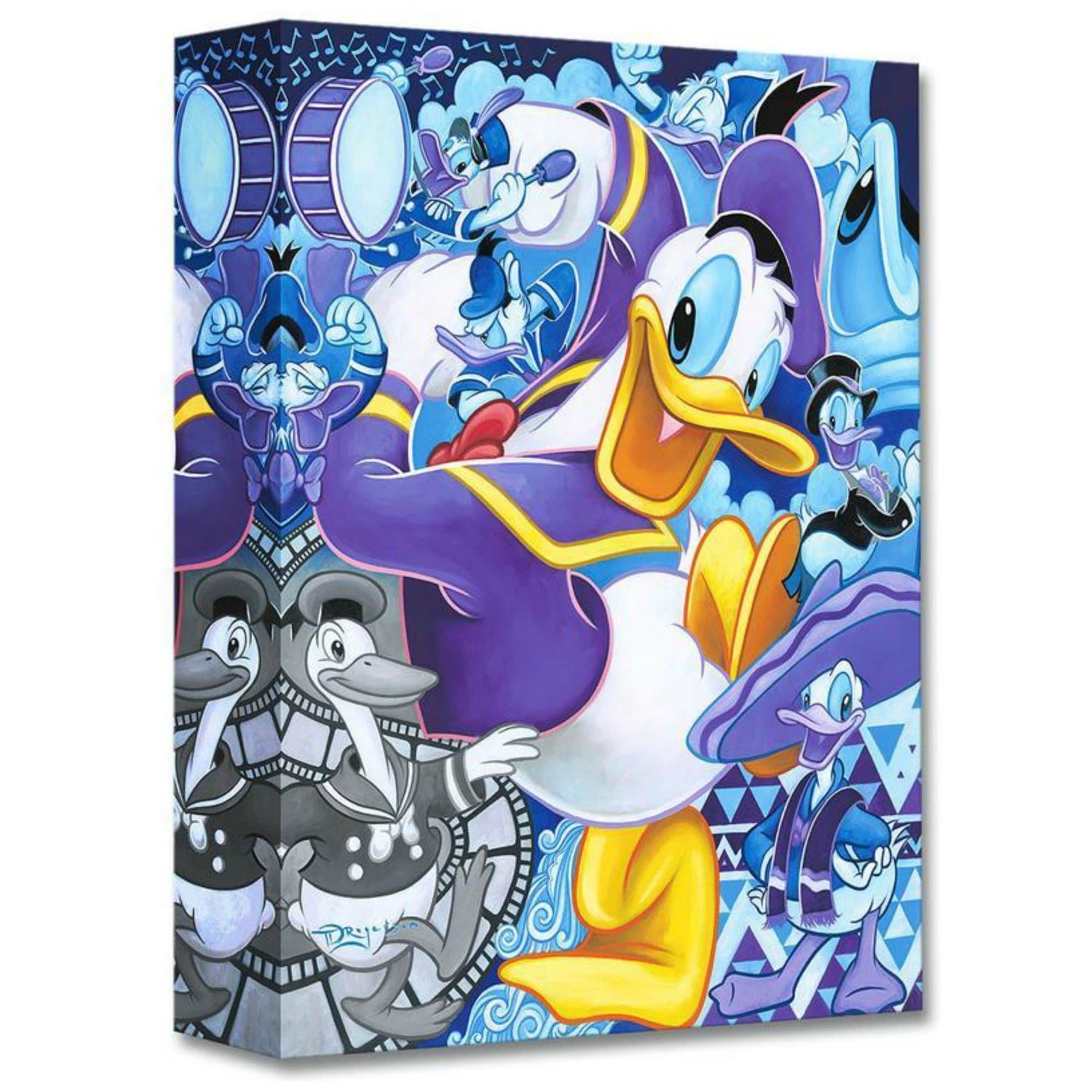 Celebrate the Duck by Tim Rogerson  The many faces of Donald Duck throughiut the years.