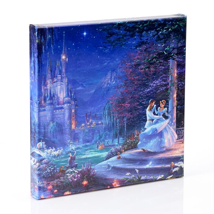 Cinderella Dancing in the Starlight Disney Gallery Wrapped By Thomas  Kinkade Studios – Disney Art On Main Street
