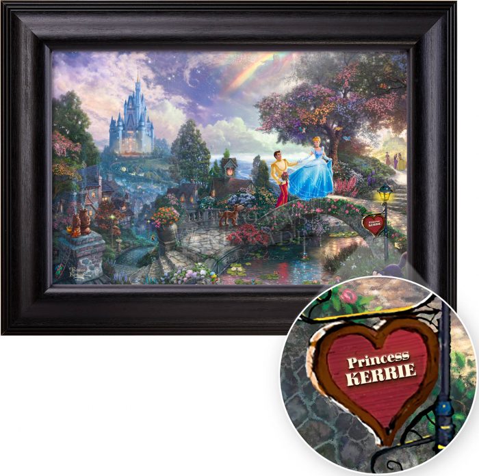Cinderella Wishes Upon a Dream - Personalized Canvas