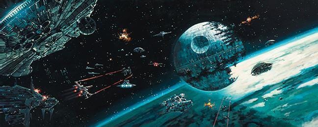 Death Star Final Battle SN/Signed Numbered 9