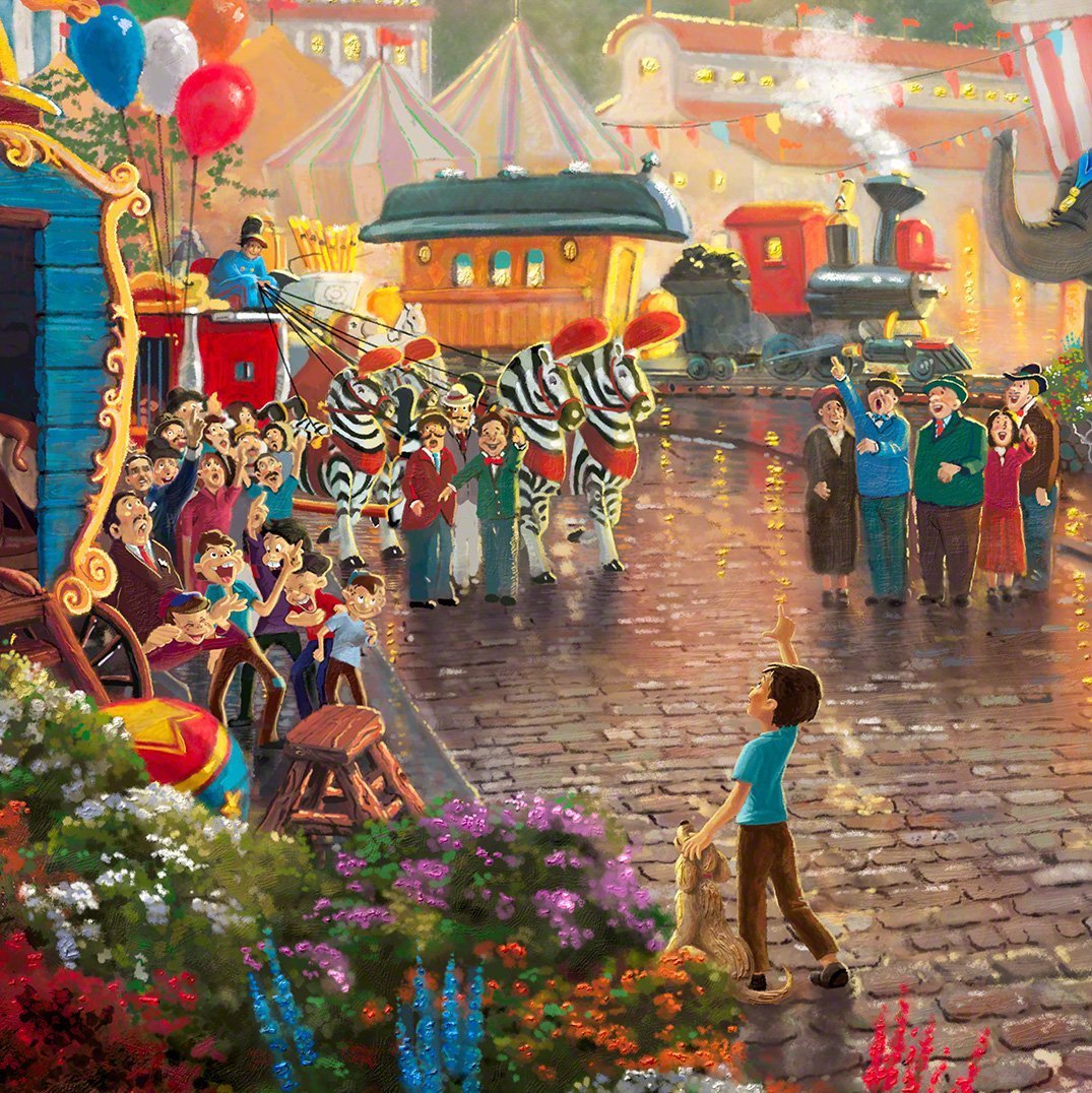 Casey Junior, the iconic steam engine - closeup