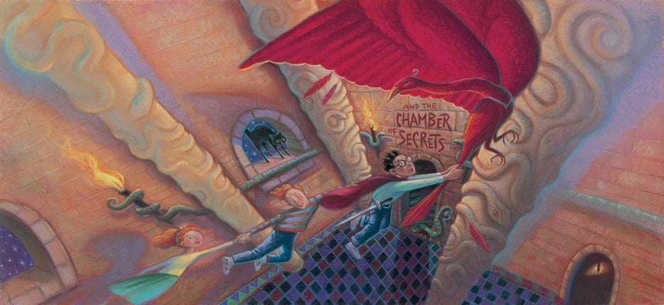 Book Harry Potter and the Chamber of Secrets Limited Edition Paper By  Mary GrandPre – Disney Art On Main Street