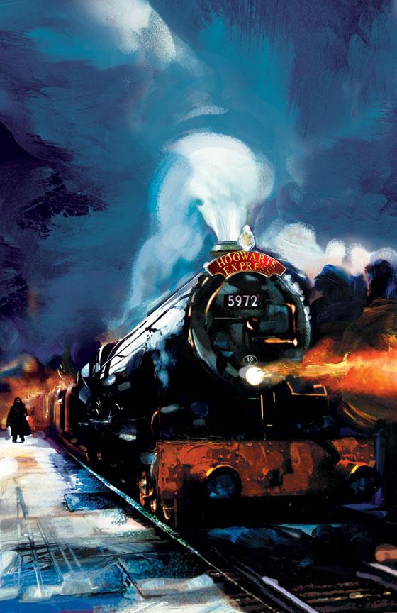 Hogwarts Express train- canvas