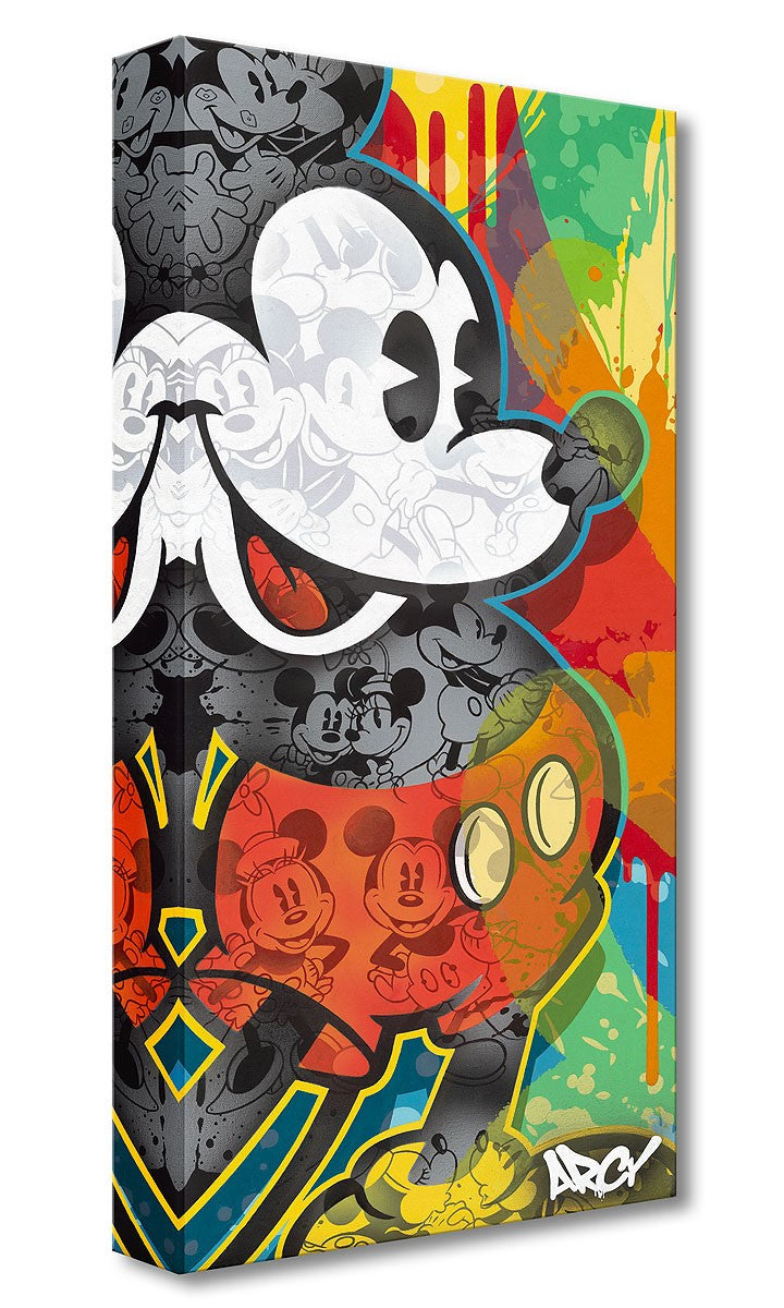 Fashion Mickey / Mickey print / Graffiti / Canvas Wall Art /Pop